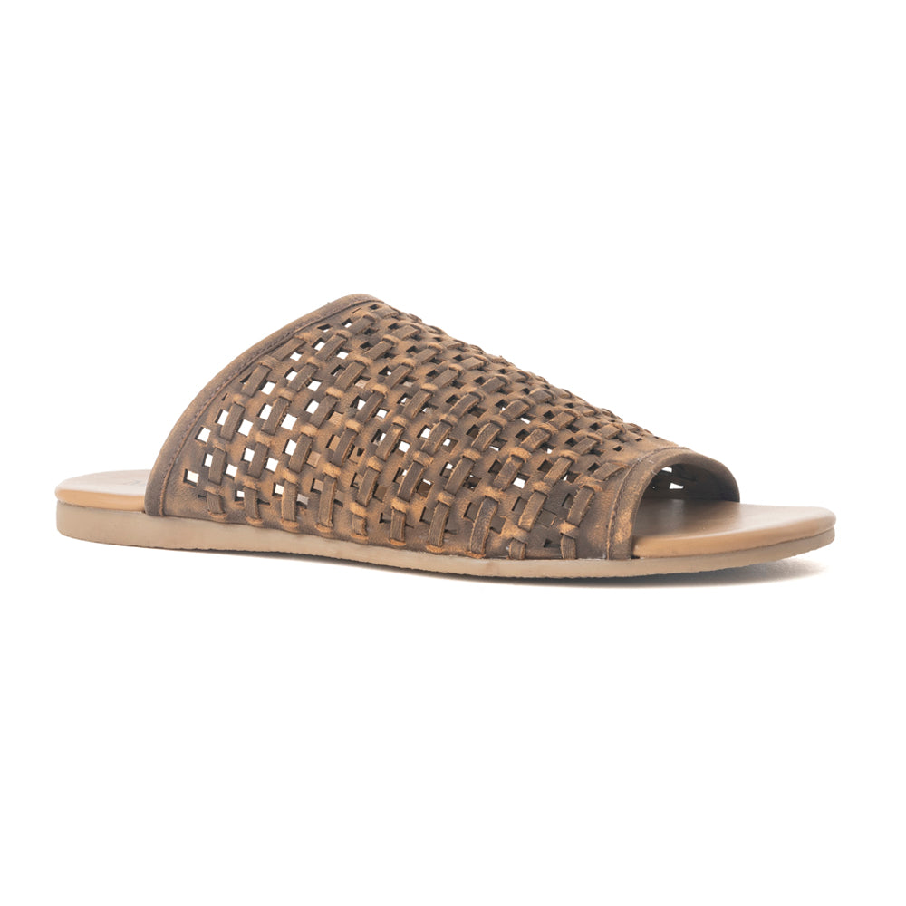 Dawnlace Desert Curve Sandals in Dusty Beige