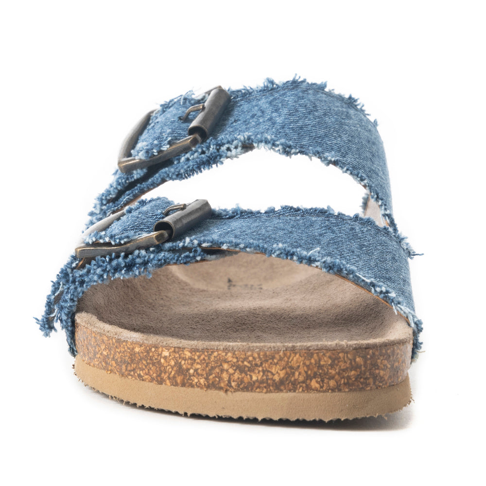Blue Ridge Denim Sandals in Dusty Indigo