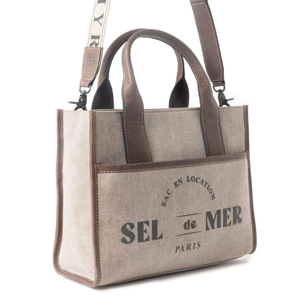 Sel de Mer Crossbody Bag in Old Mill White