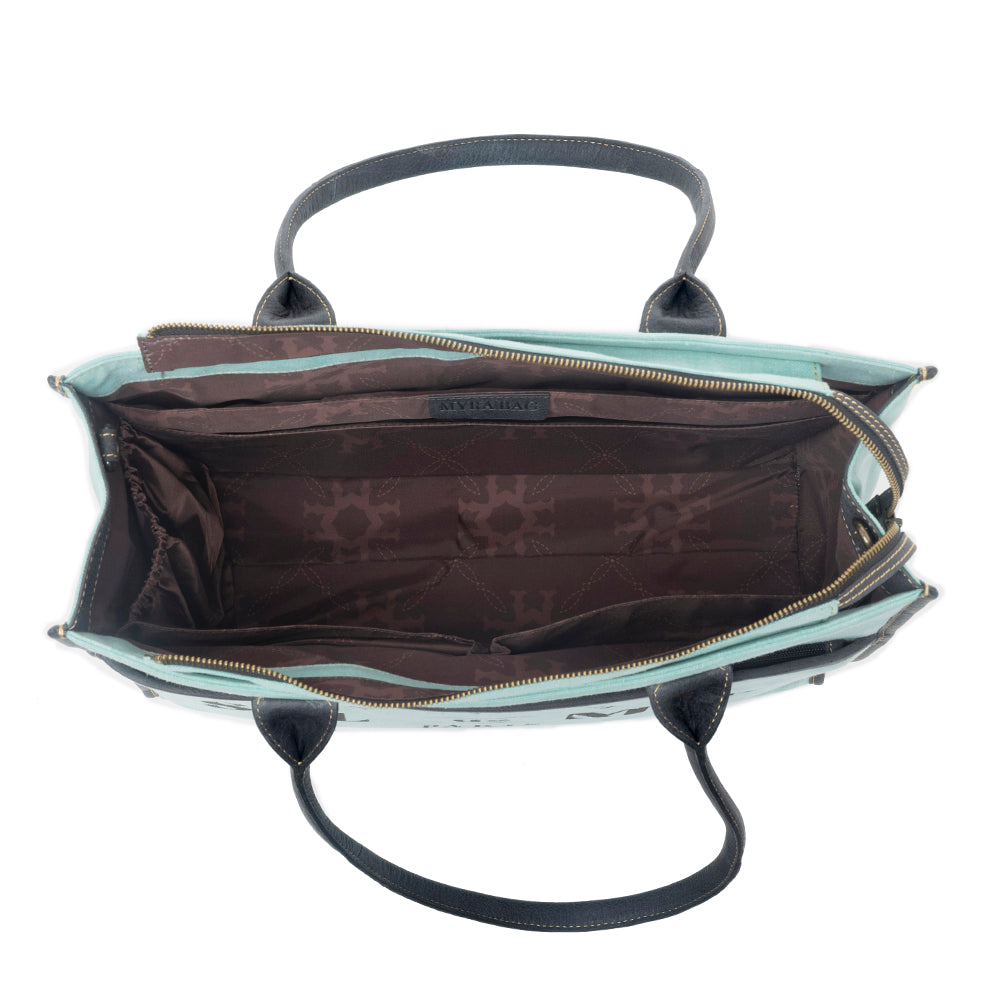 Sel de Mer Tote Bag in Green