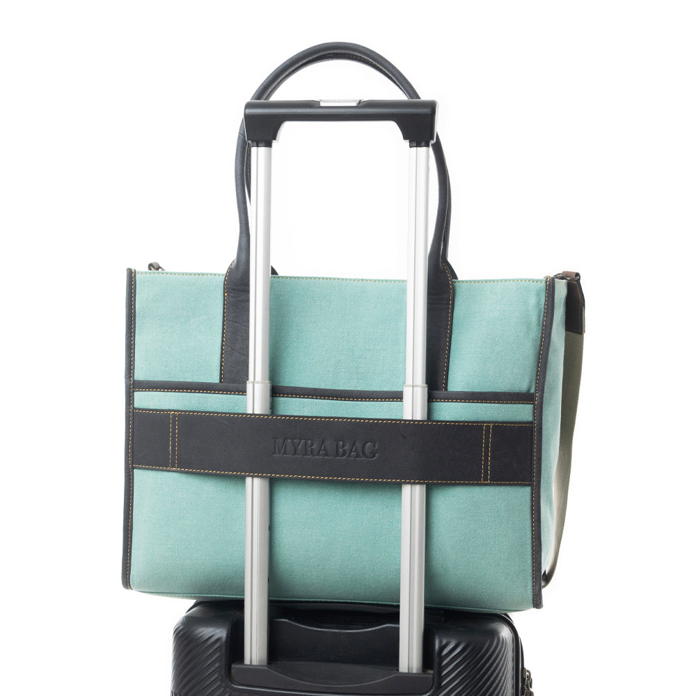 Sel de Mer Tote Bag in Green