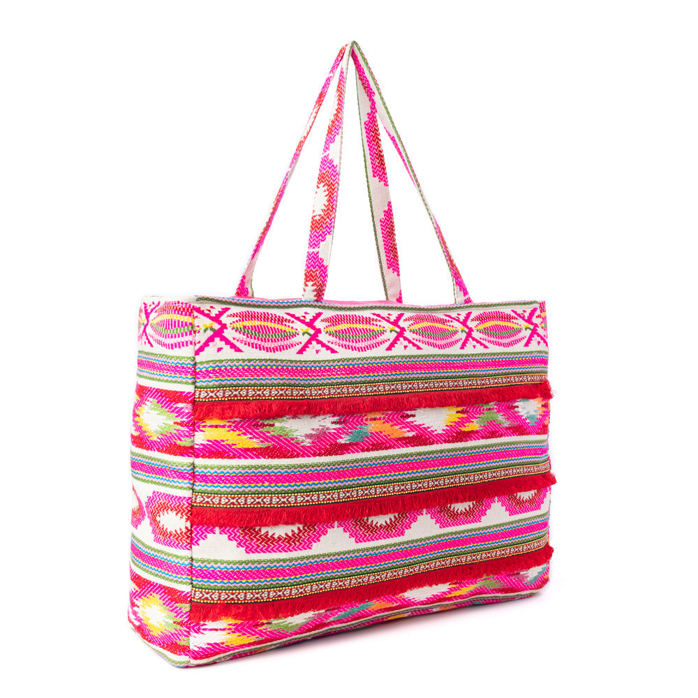 Myra Carnival Dawn Weekender Bag in Neon Fuchsia