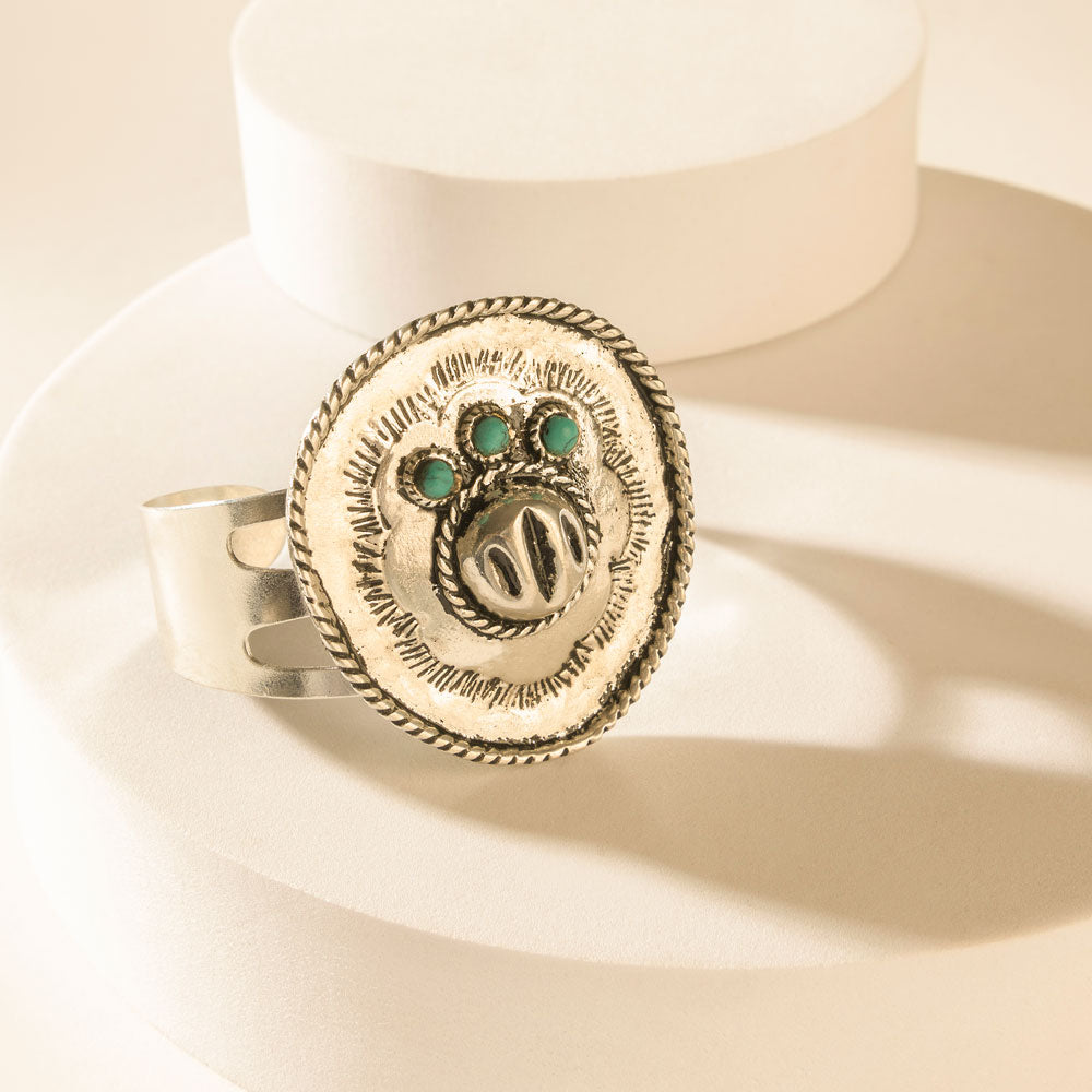 Desert Guardian Bracelet in Canyon Silver