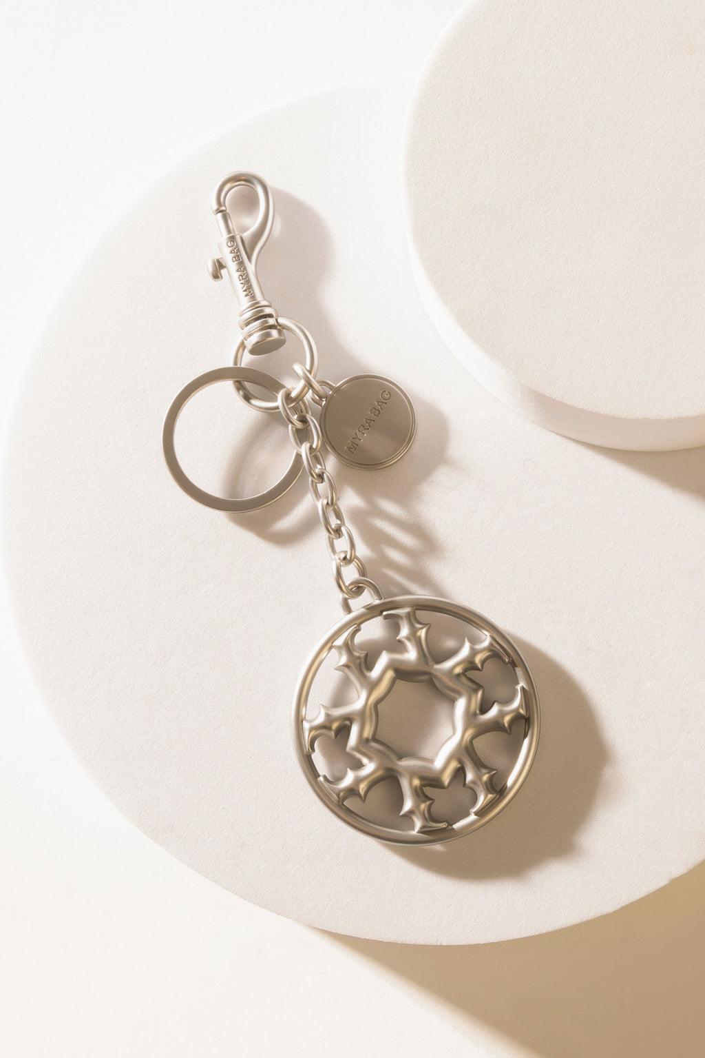 Myra Legacy Loop Charm in Matt Nickel