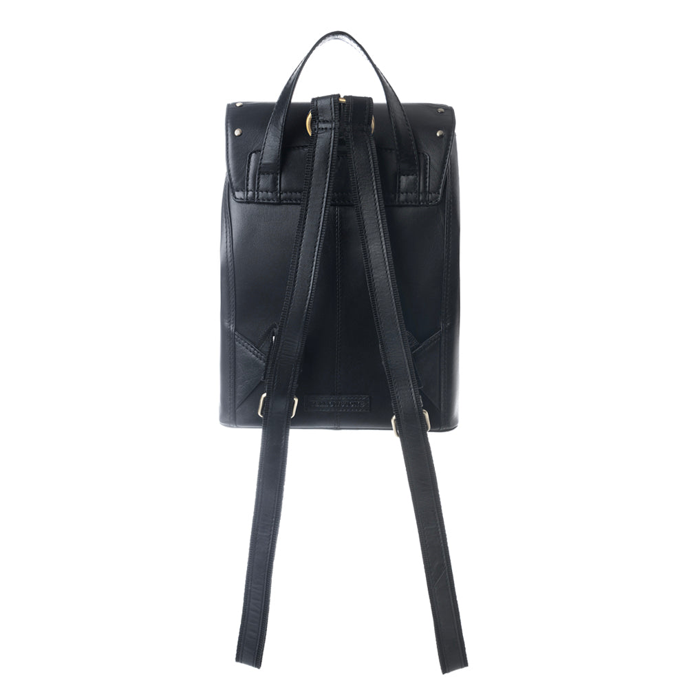 Yellowstone Longhorn Ash Studded Leather Backpack