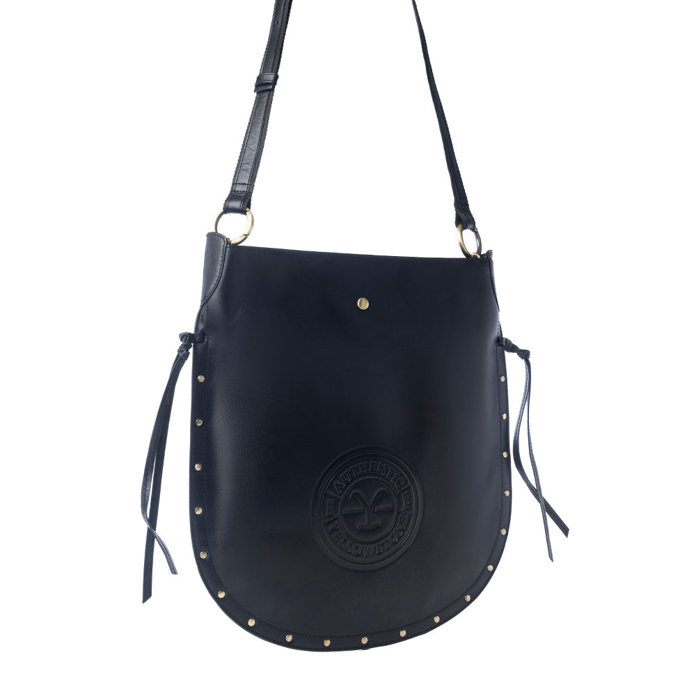 Yellowstone Ash Frontier Studded Leather Bag