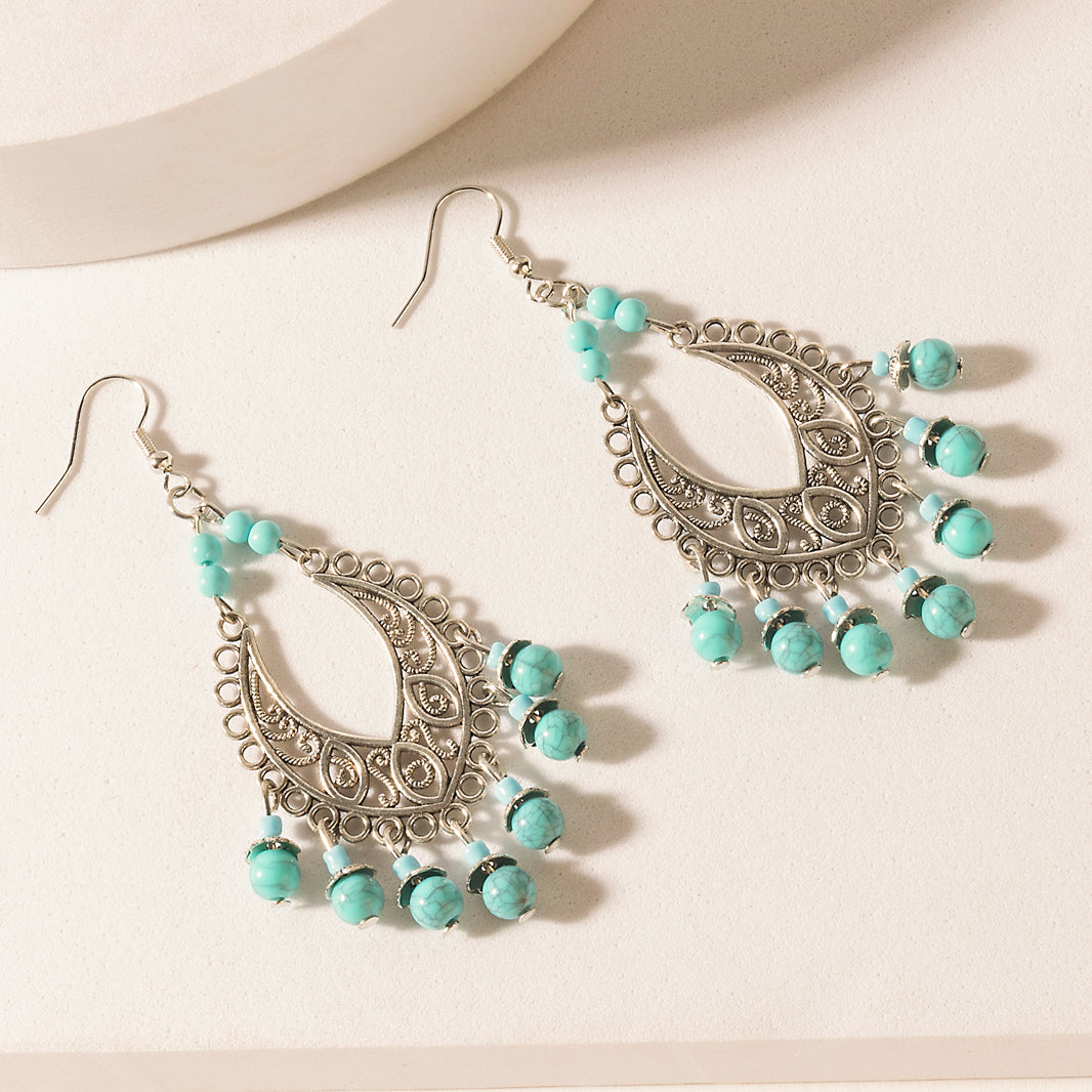 Myra Blue River Song Earrings in Navajo Sky