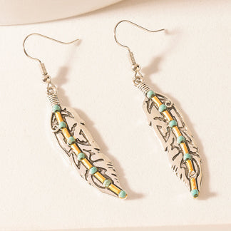 Myra Wild Lineage Earrings in Antique Silver