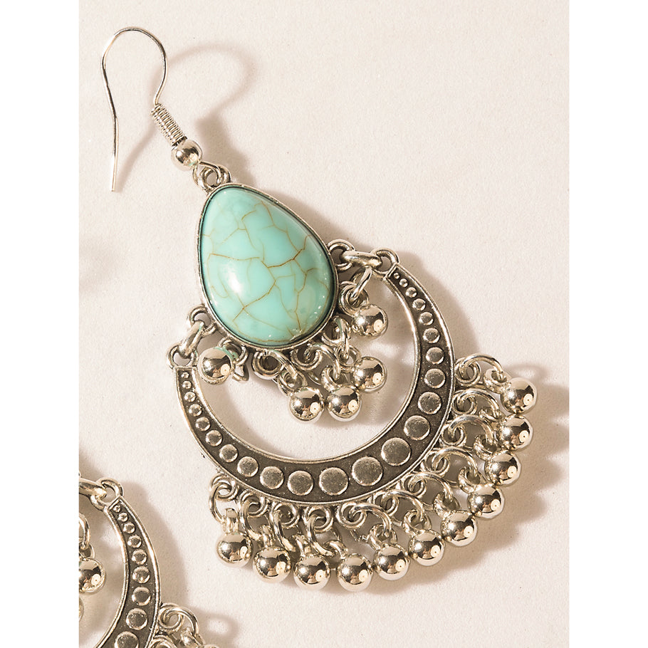 Myra Canyon Charm Earrings in Sky Turquoise