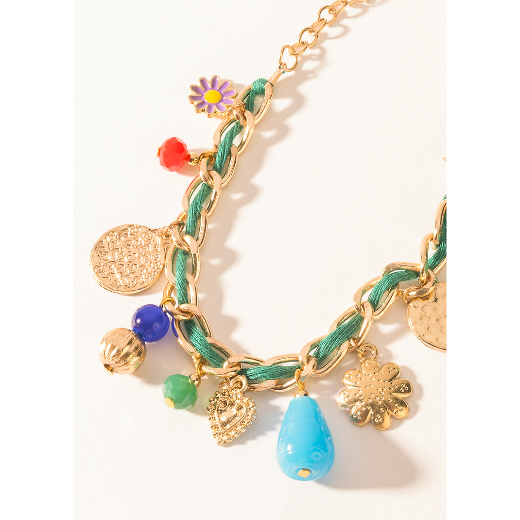 Myra Trail Treasure Charm Bracelet in Canyon Turquoise