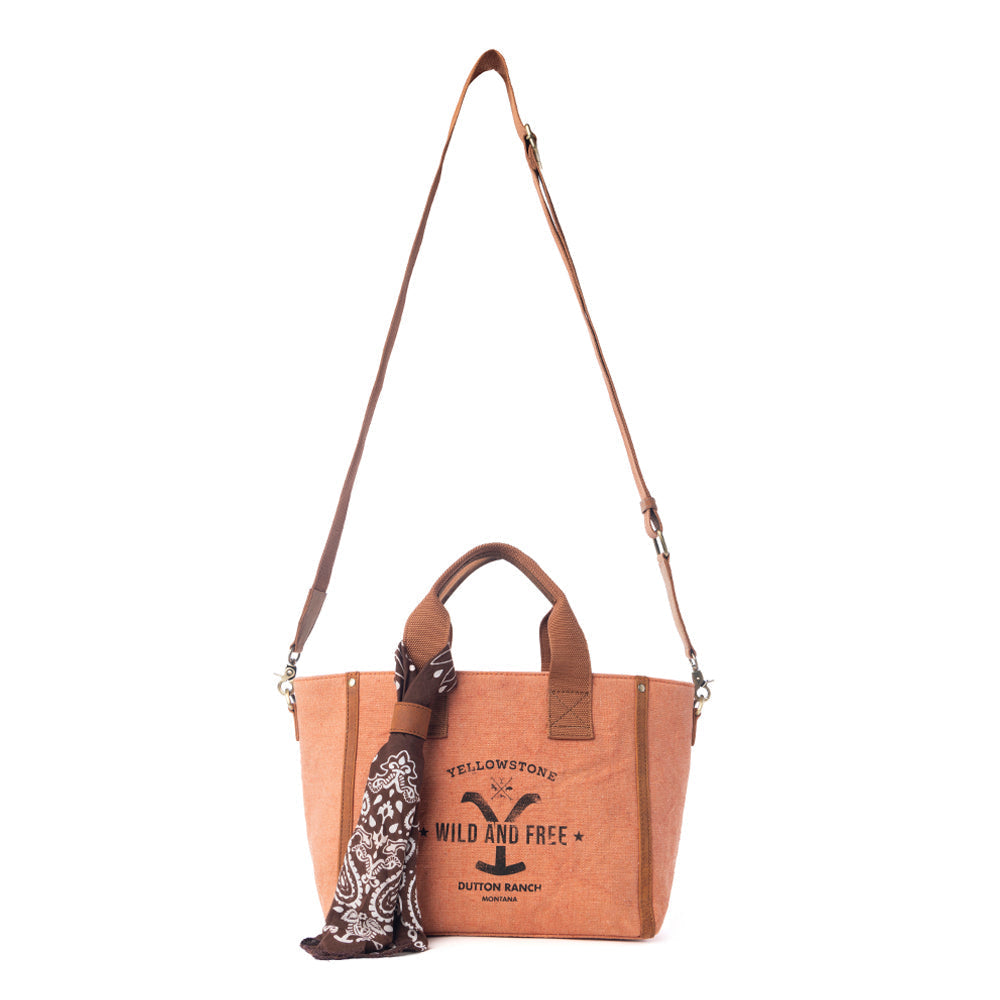 Yellowstone Echo Valley Amber Crossbody Bag with Scarf