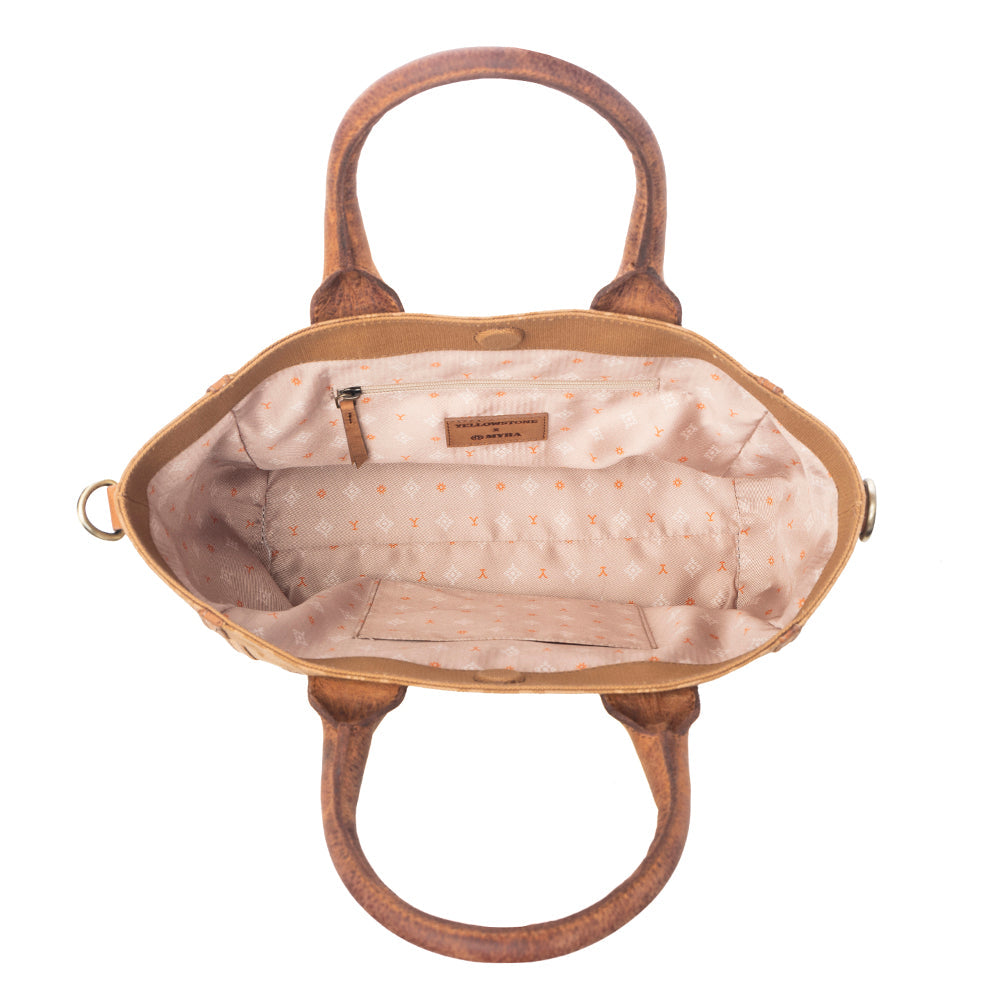 Yellowstone Kayce's Trail Crossbody with Pockets in Amber