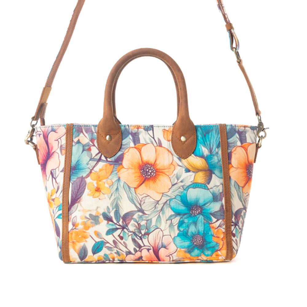 Myra Rosy Trails Crossbody Bag in Boho Fiesta