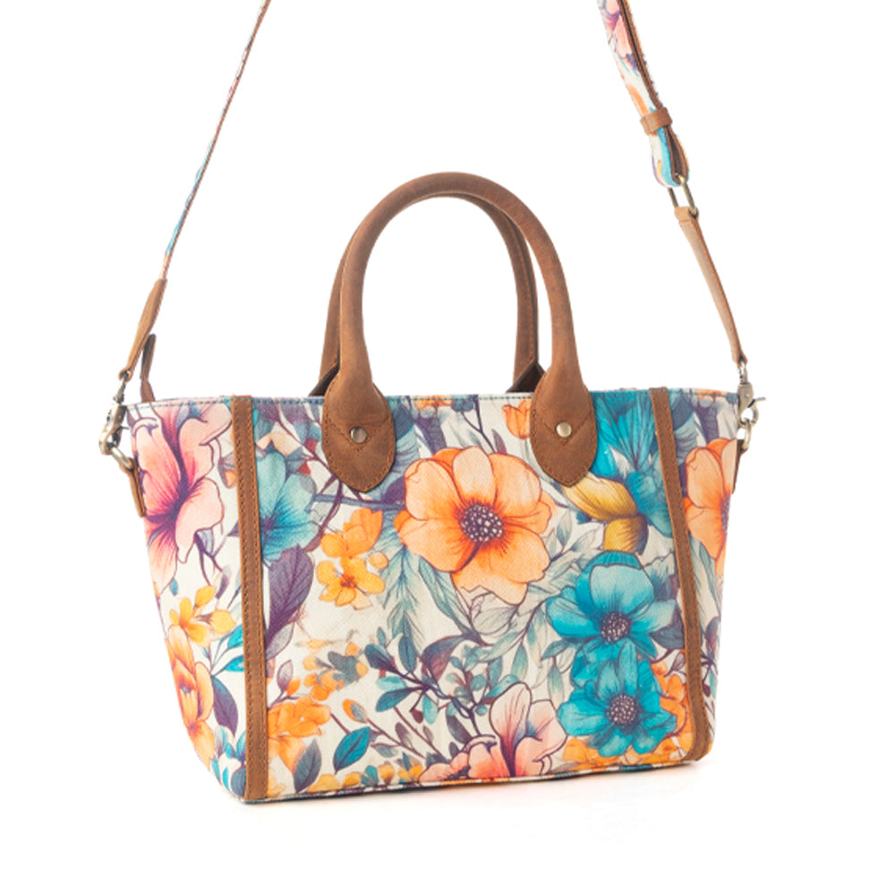 Myra Rosy Trails Crossbody Bag in Boho Fiesta