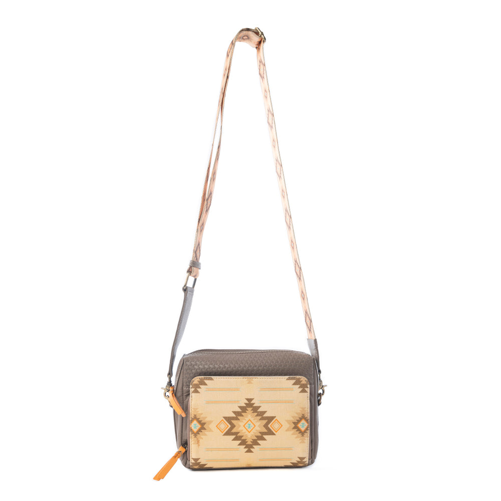 Myra Zia Dawn Crossbody Bag in Sunset Beige