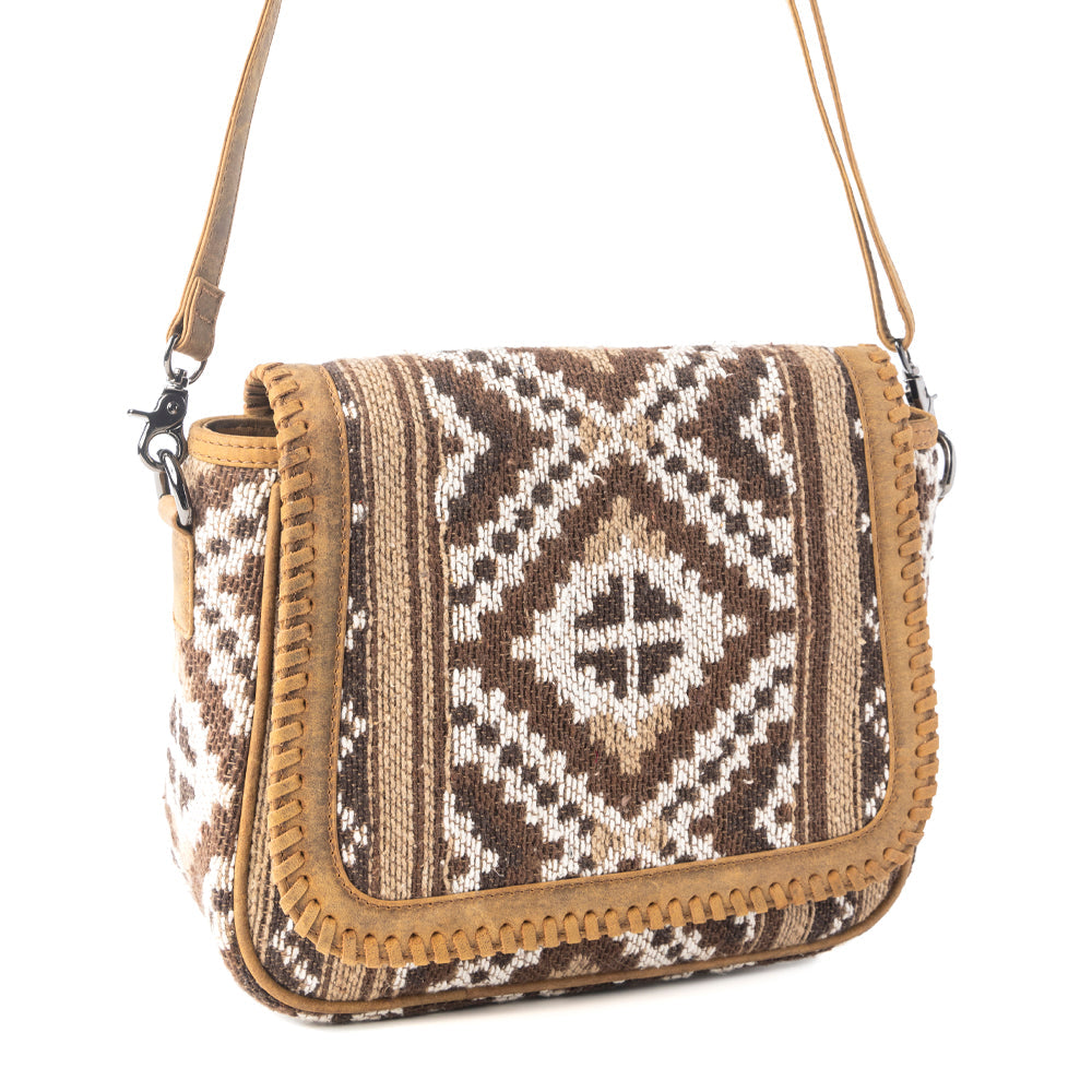 Myra Mesa Crosswinds Woven Shoulder Bag in Canyon Taupe