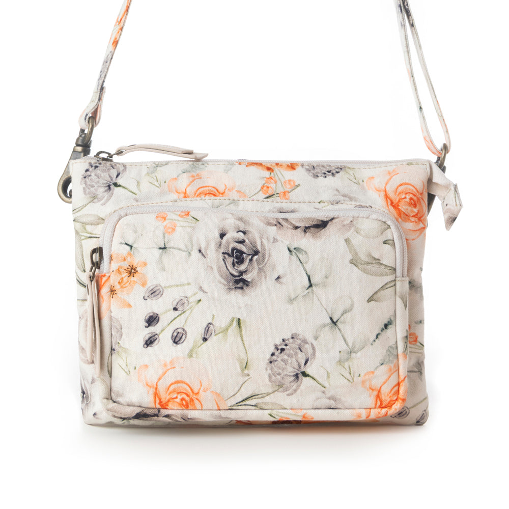 Myra Florabelle Crossbody Bag in Spring Ivory