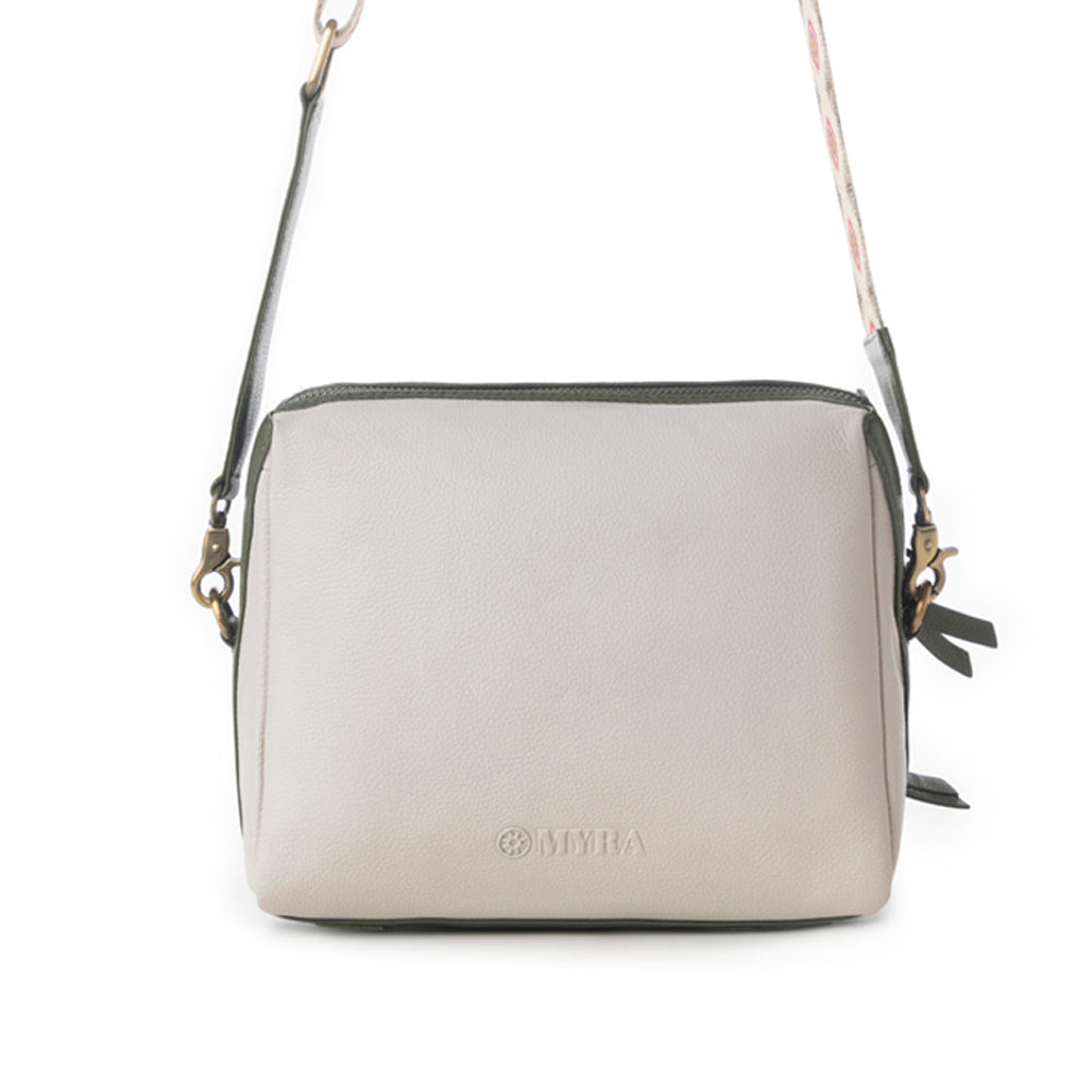 Myra Pueblo Sun Crossbody Bag in Nomad Ivory