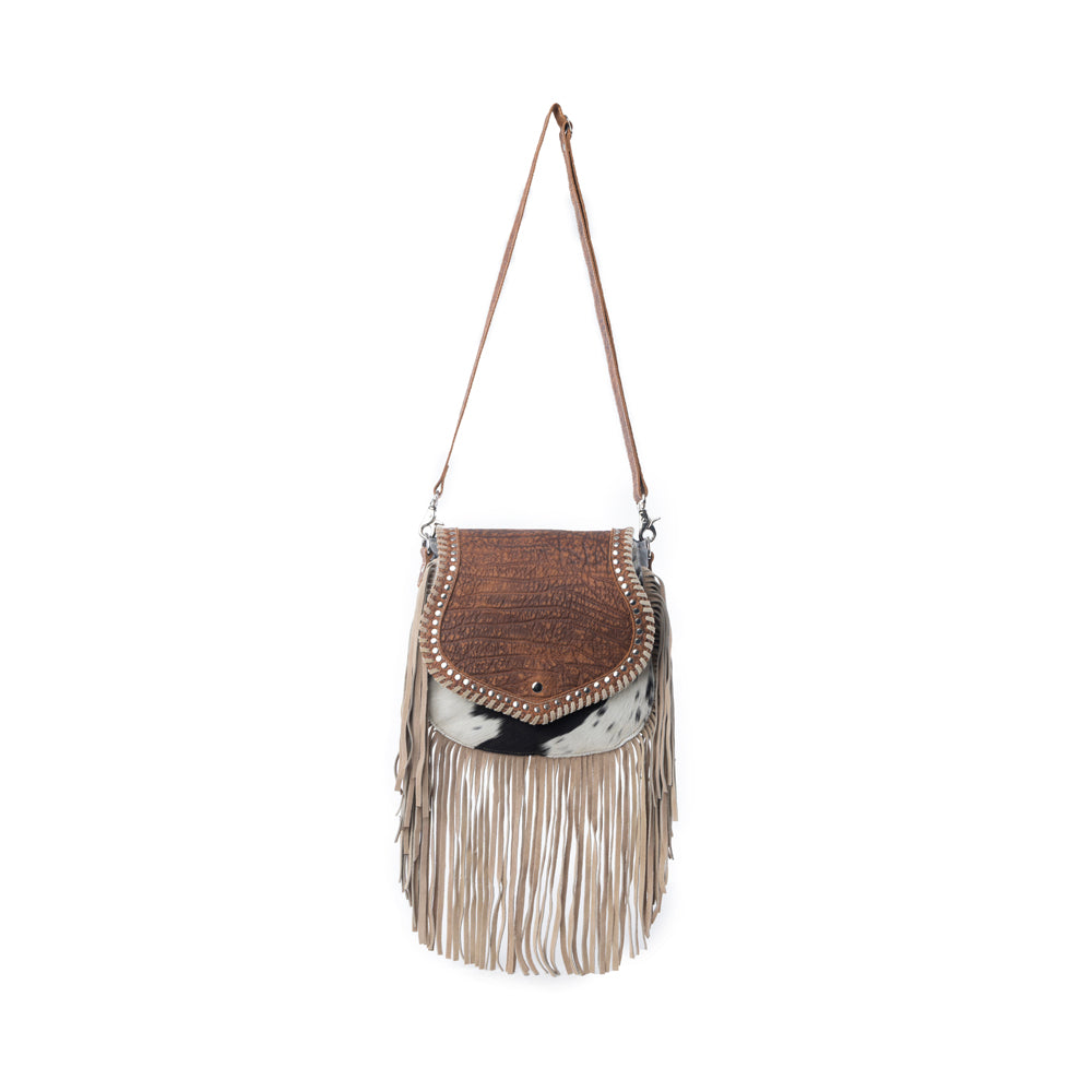 Myra Dusty Lariat Concealed Carry Bag in Saddle Brown