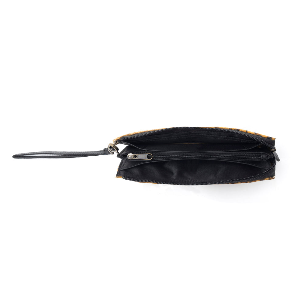 UPTOWN GIRL LEATHER & HAIRON WALLET