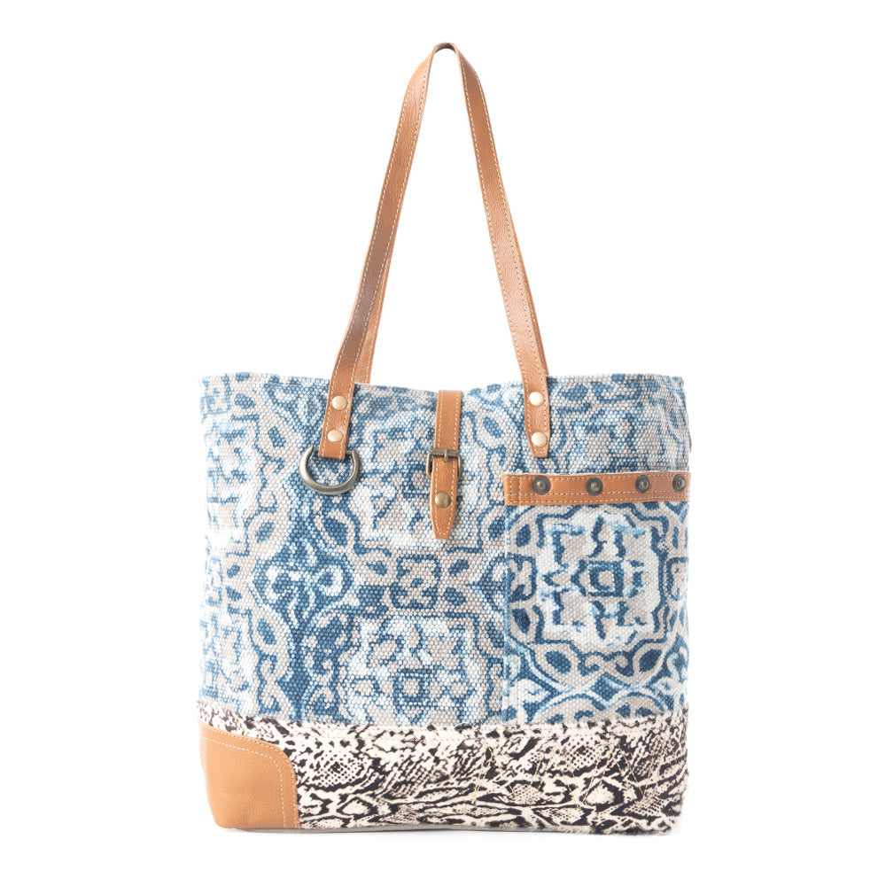 Tinted Indigo Tote Bag