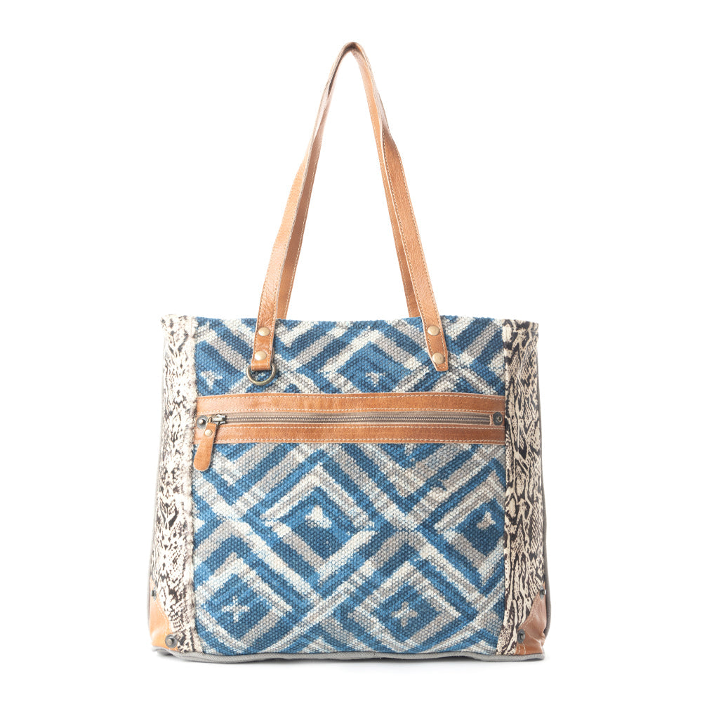 Rhombic Pattern Tote Bag