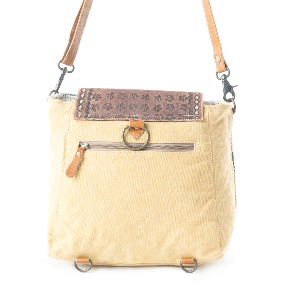 Embossed Scarlet Hand-Tooled Bag