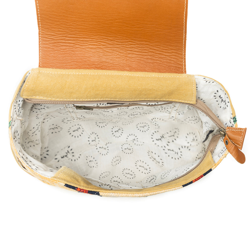 Lucent Backpack Hand-Tooled Bag.