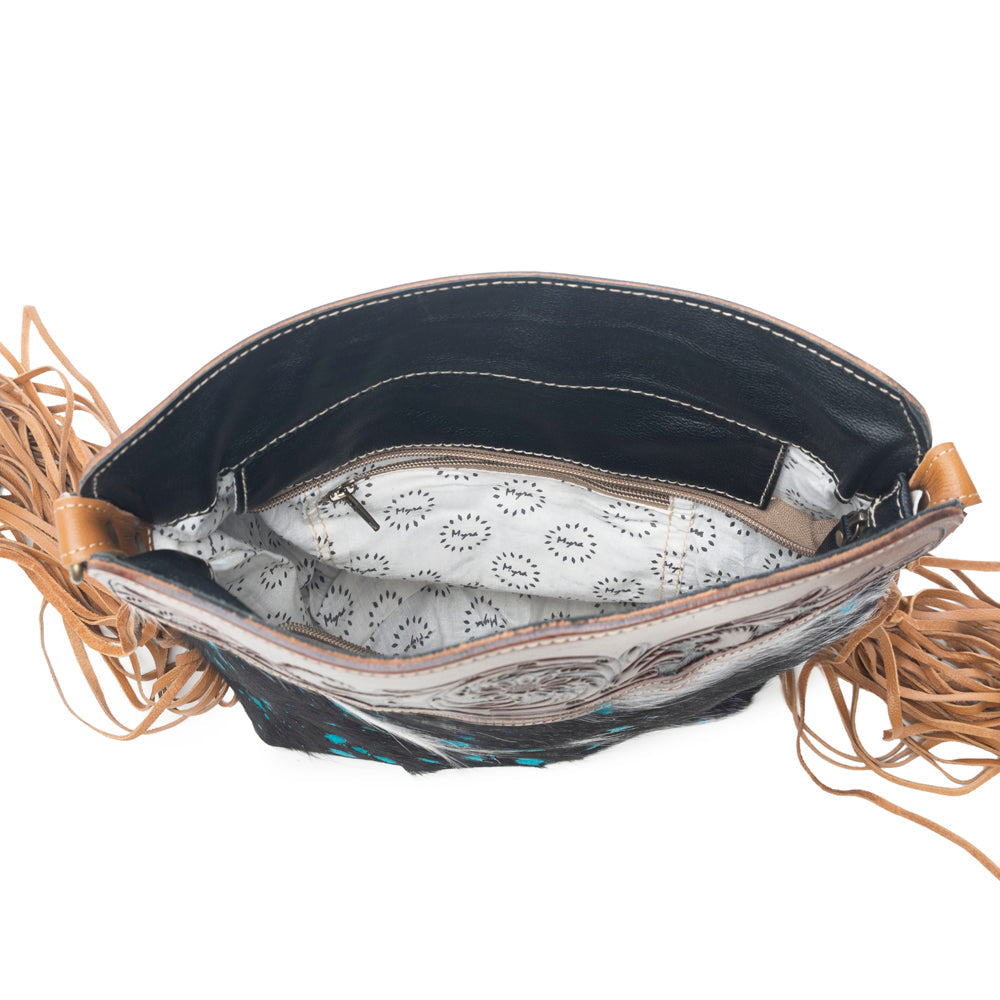 Blue moon Hand-Tooled Bag