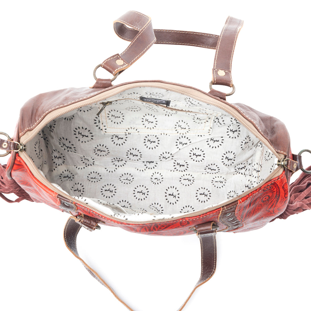 Candy Frills Leather & Hairon Bag