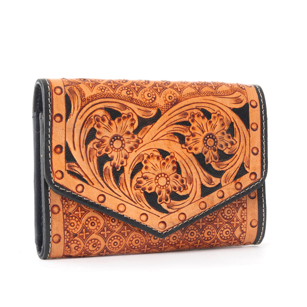 Orange Black Wallet