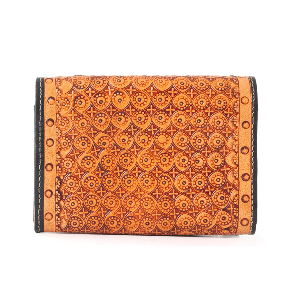 Orange Black Wallet