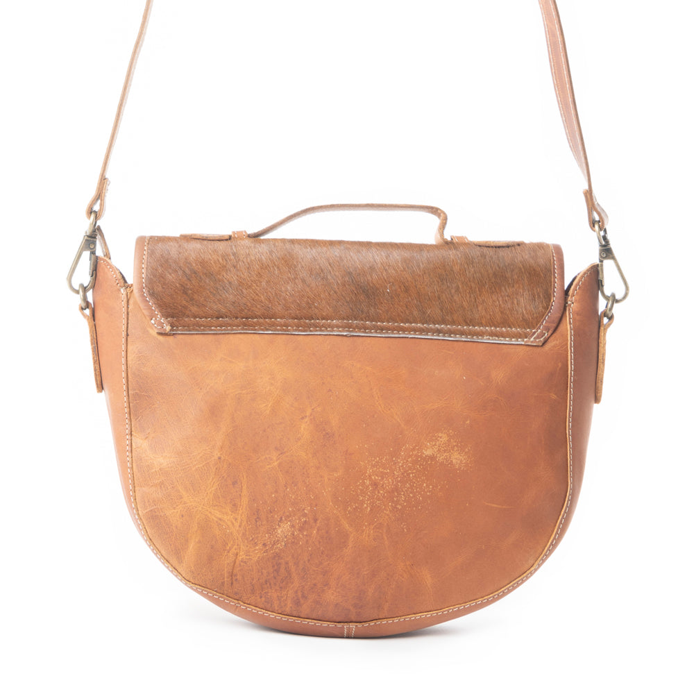 Vanilla Fiesta Leather & Hair On Bag