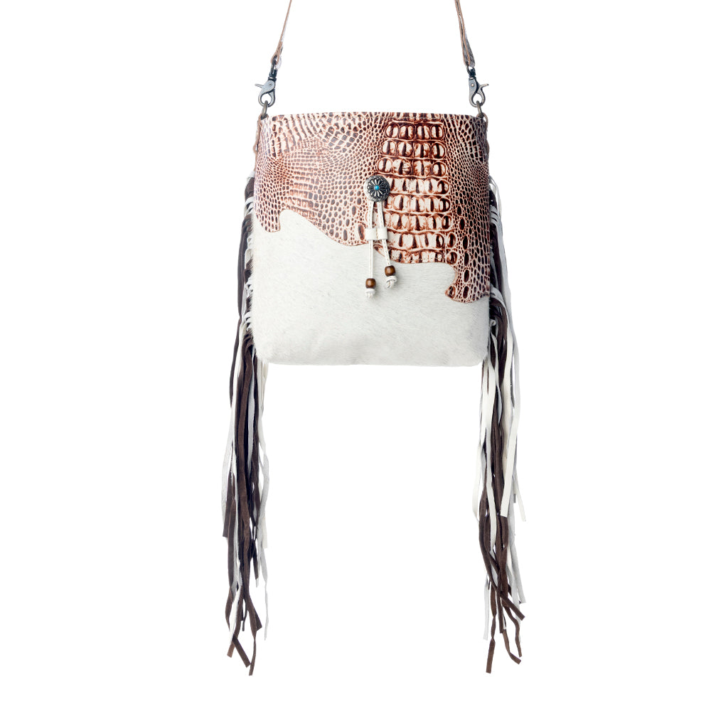 SMOKEY WEST LEATHER & HAIRON BAG