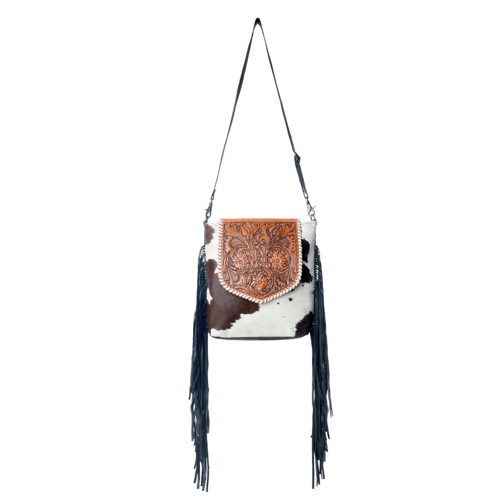 Ritzy Rift Hand-Tooled Bag
