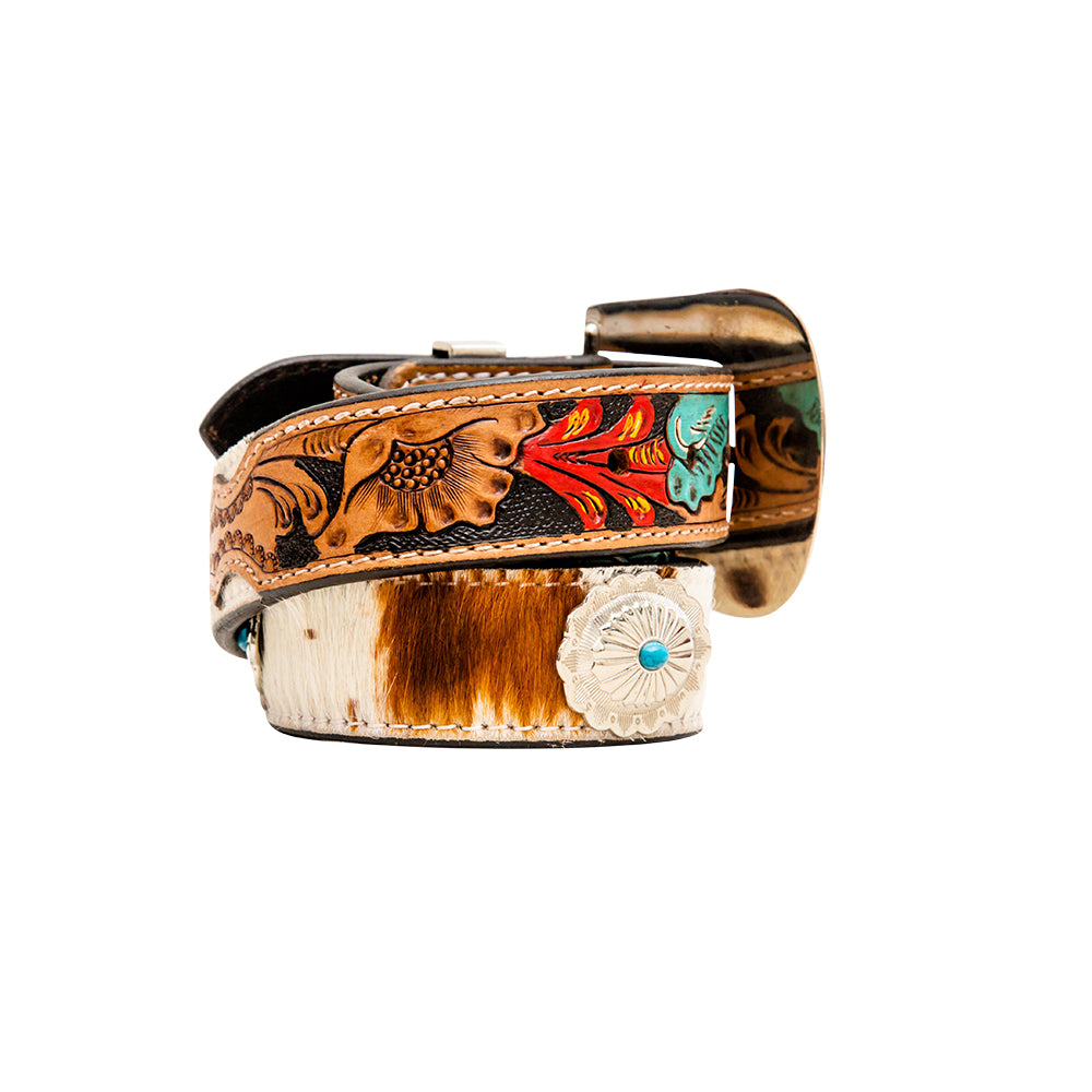 Cummerband Hand-Tooled Concho Women's Belt