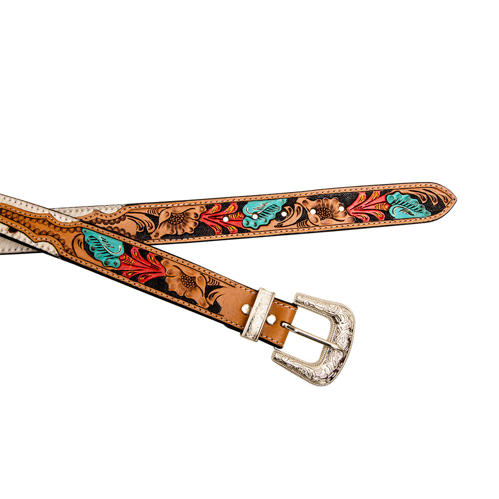 Cummerband Hand-Tooled Concho Women's Belt