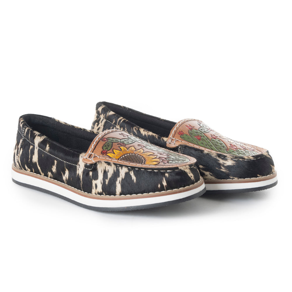 Nitroon Western Hand-Tooled Sneakers