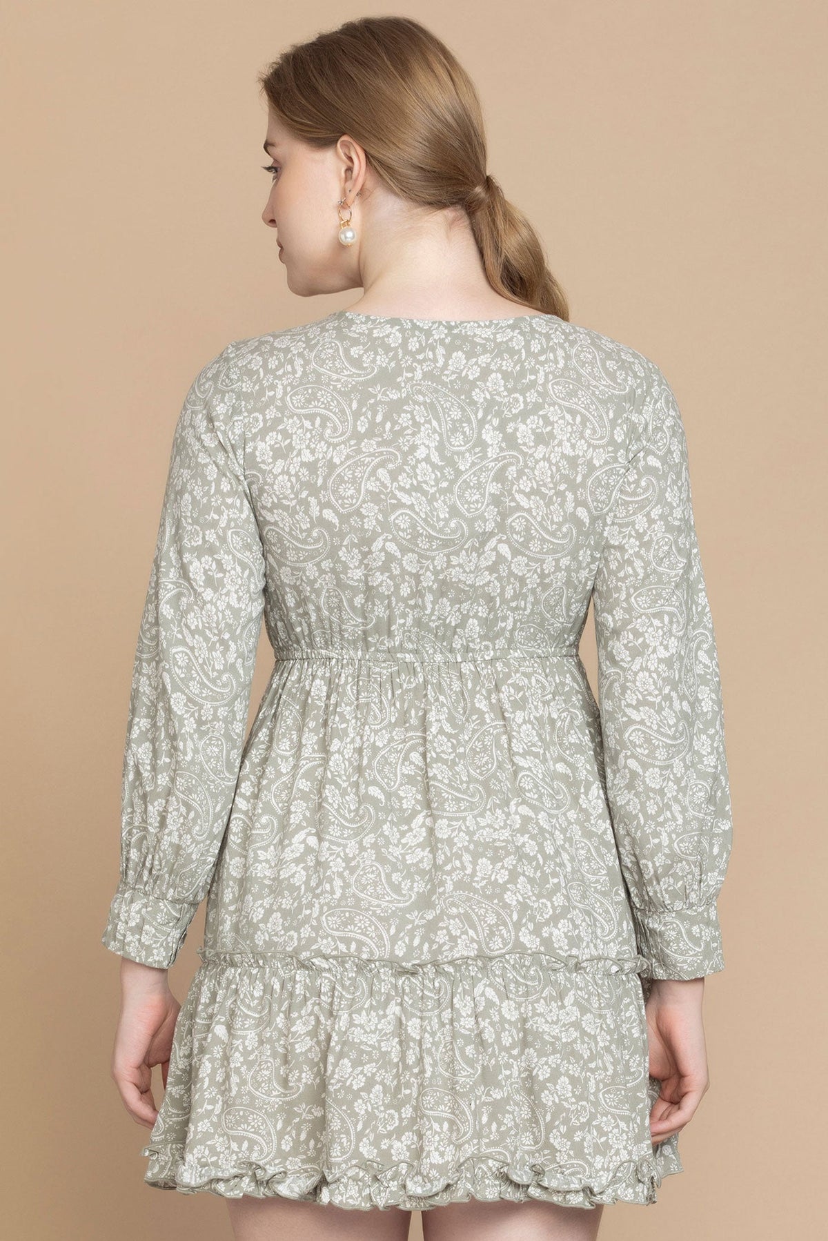 Bohera Fiona Lynne Full Sleeve Baby Doll Dress