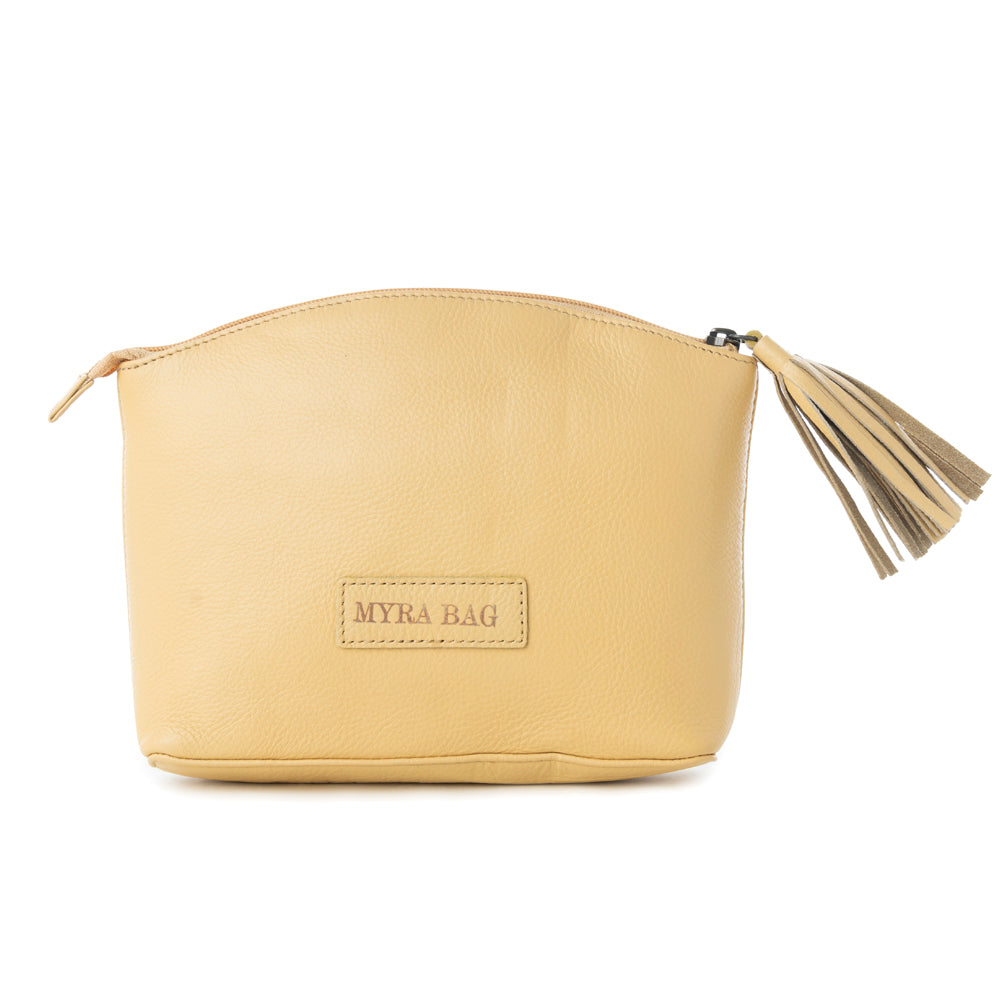 Clarendon Pouch in Yellow