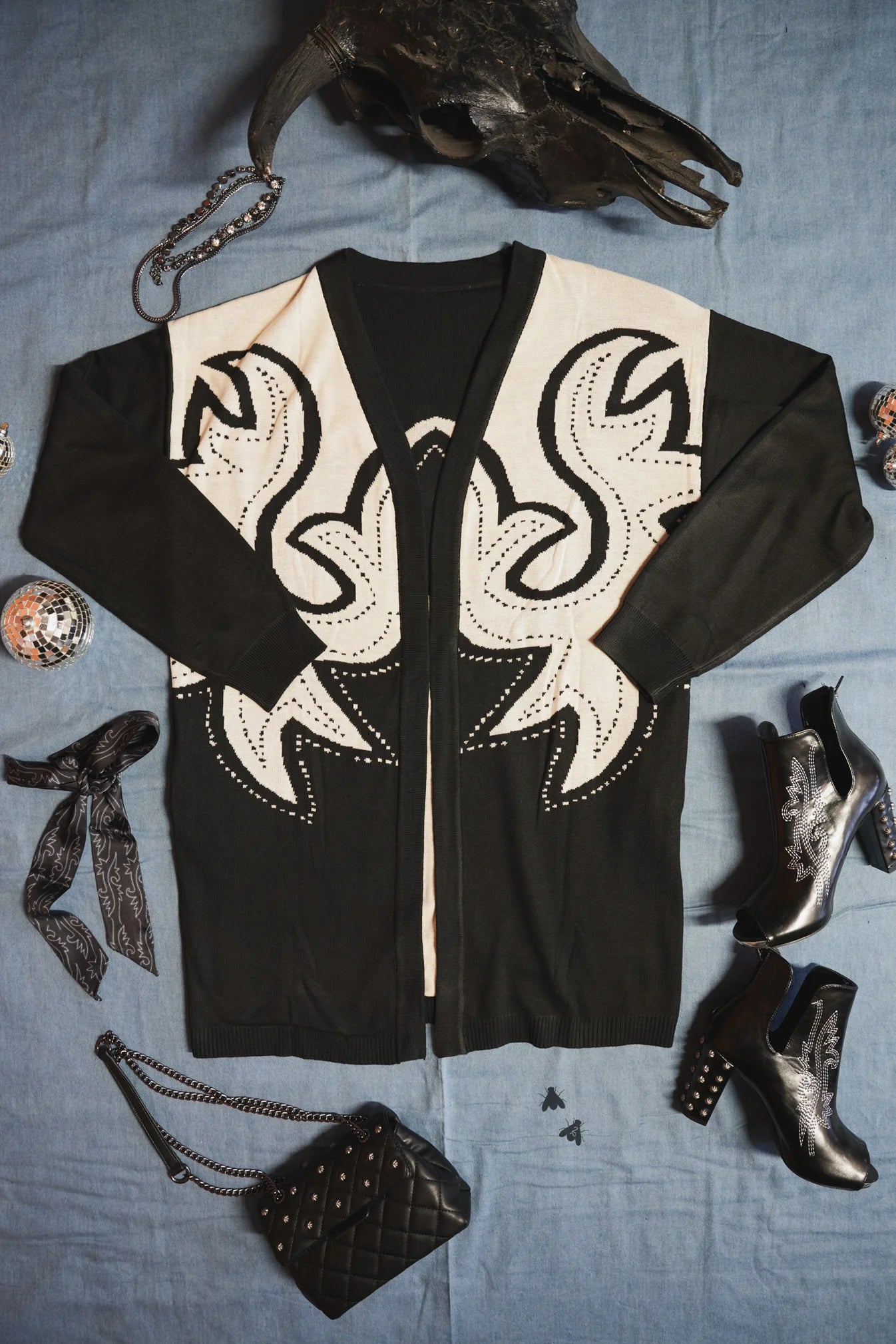 Saddle Swappin Cardigan (Reversible)