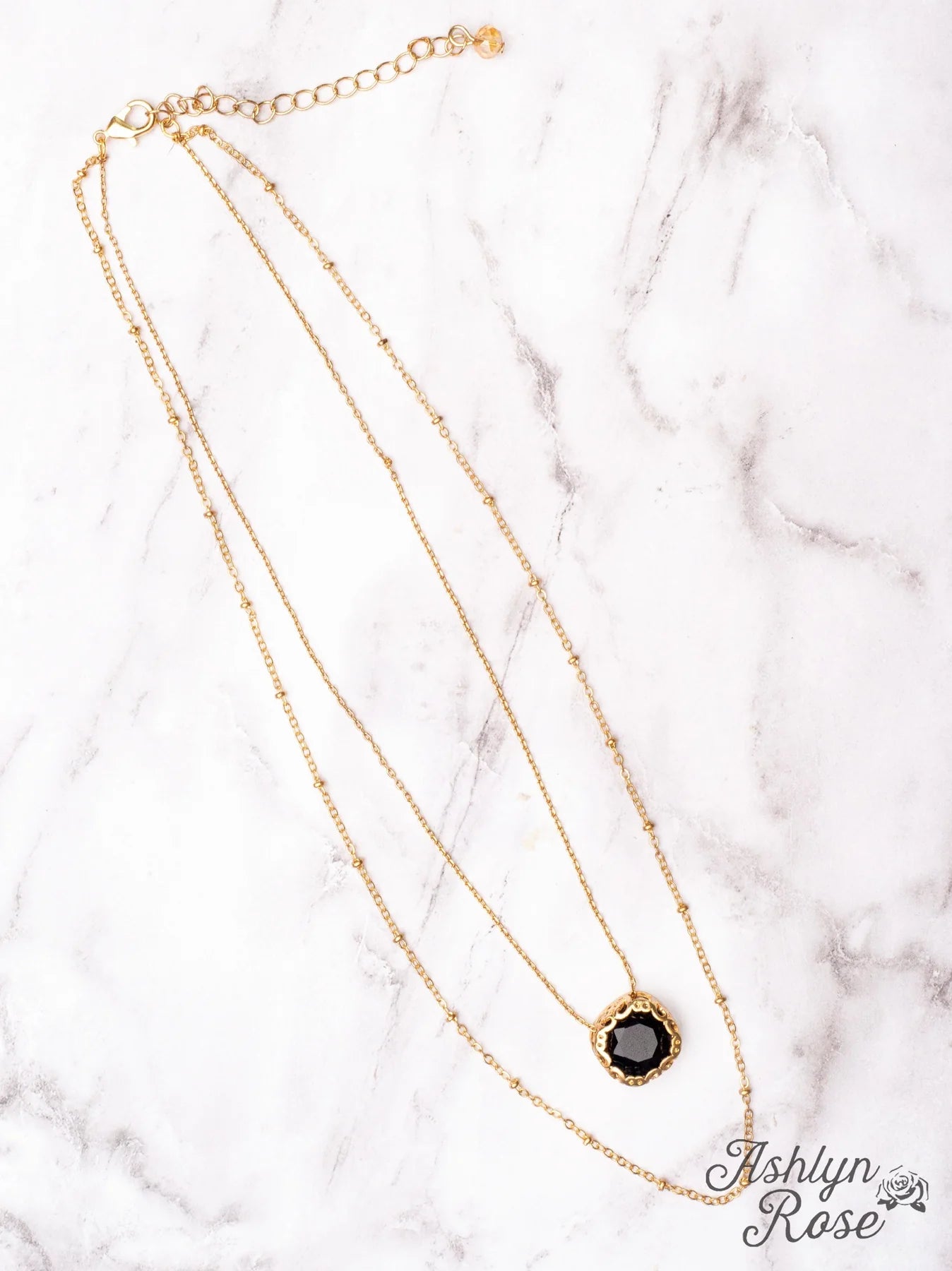 GALA EVENING GOLD NECKLACE