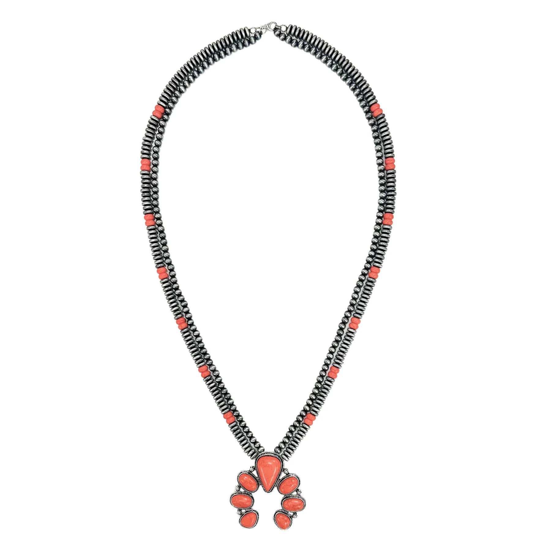 GIDDY UP SQUASH BLOSSOM NECKLACE