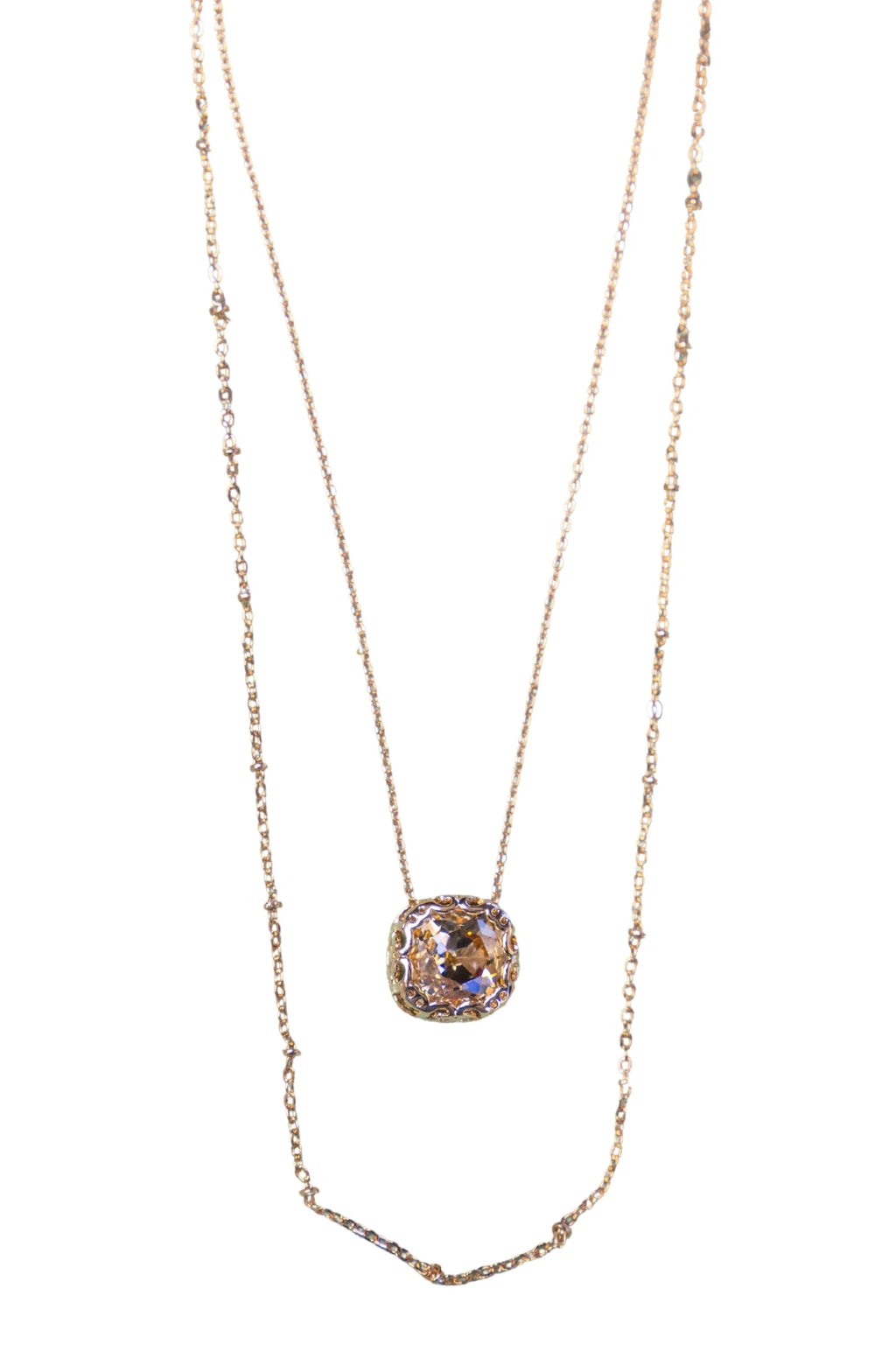 GALA EVENING GOLD NECKLACE