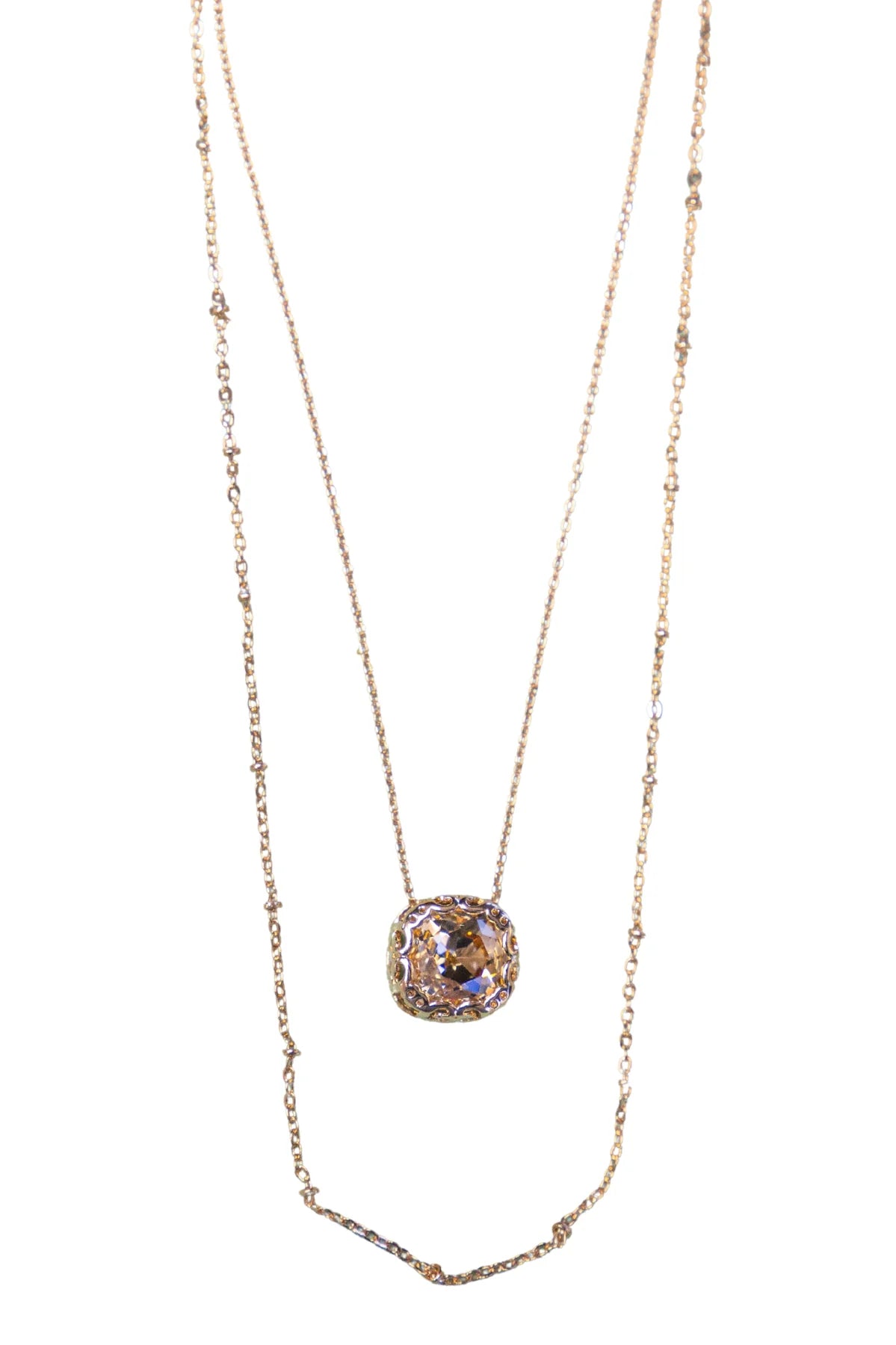 GALA EVENING GOLD NECKLACE