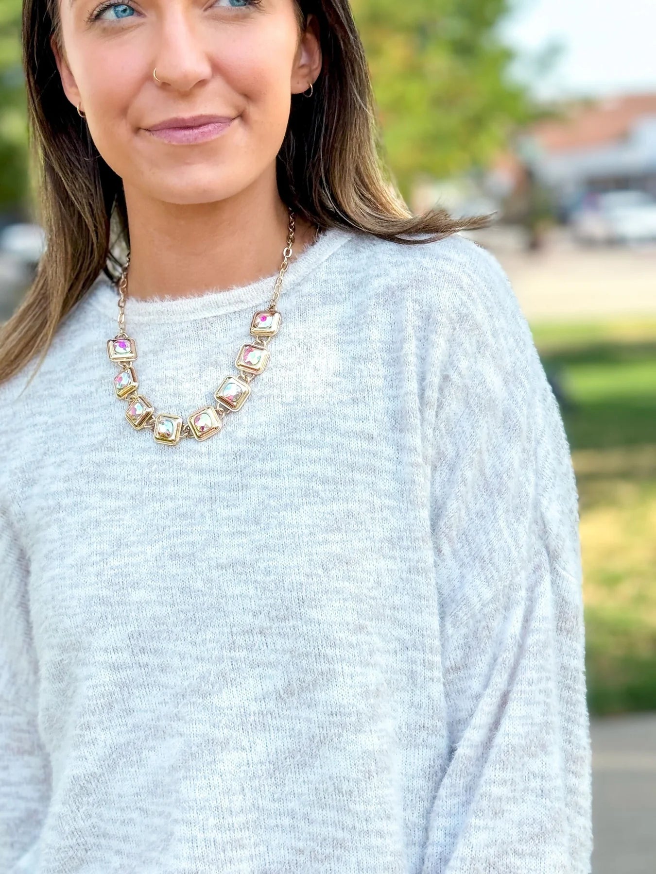 Gold Gem necklace
