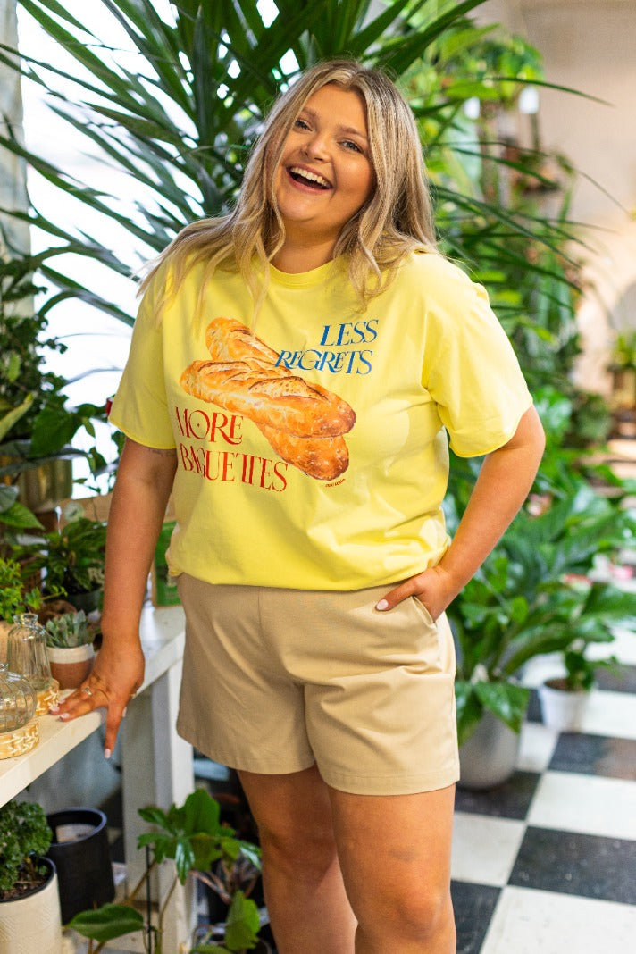 More Baguettes on Yellow Tee Shirt