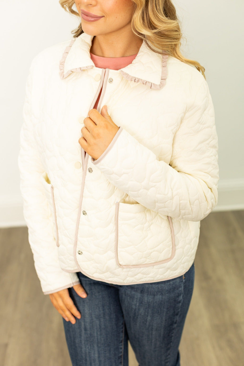 Quilt Jacket, Ivory