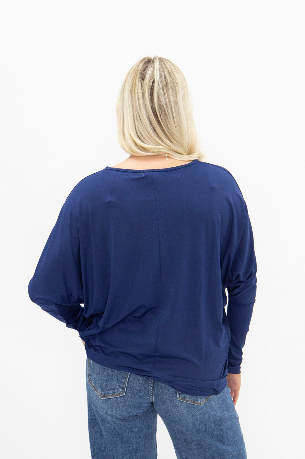 Long-sleeve Crewneck, Navy