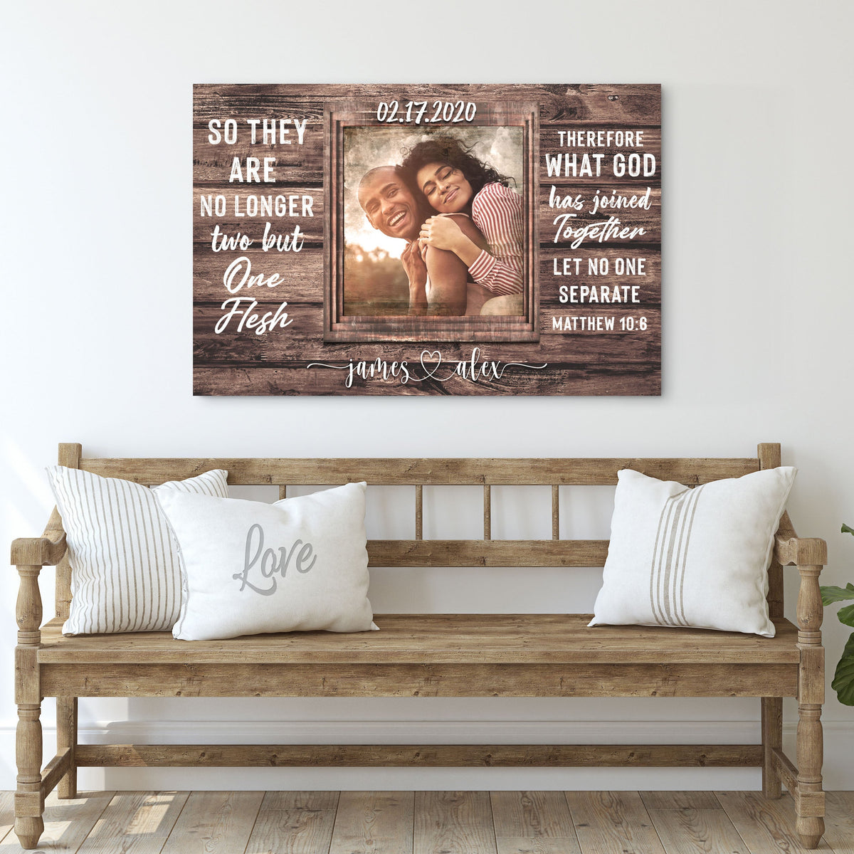 Matthew 19:6 - What God Has Joined Together Let No One Separate Sign II